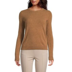 100% Cashmere Long-Sleeve Crewneck Sweater
